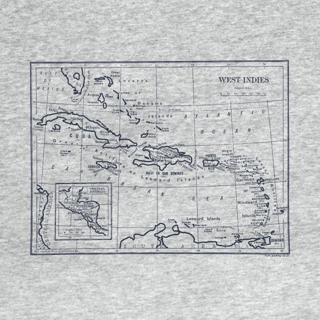 West Indies Map 1893 by goodieg